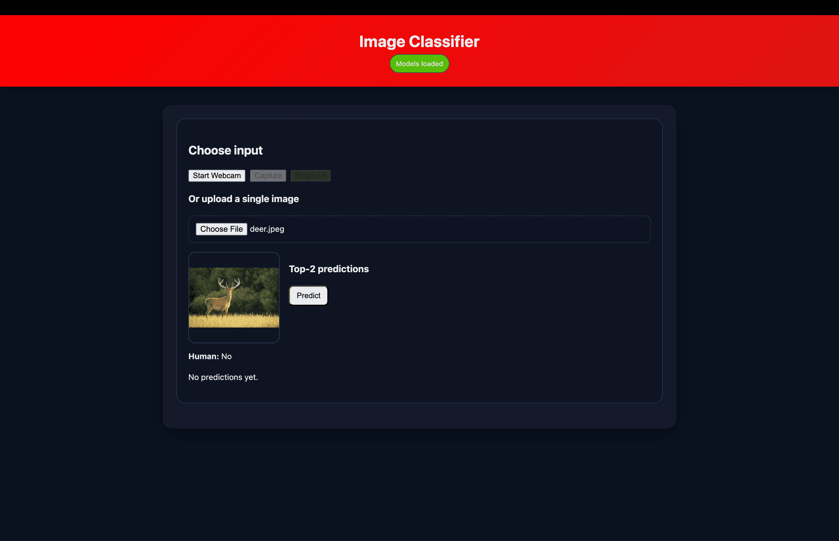 CNN Image Classifier